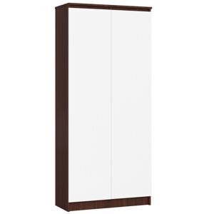 Skriňa Rexa III 80 cm wenge/biela