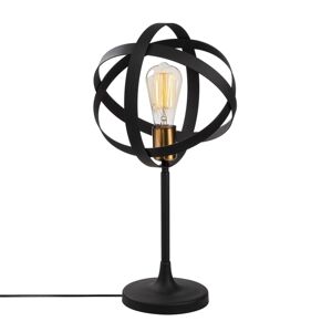 Stolní lampa Gezegen černá/zlatá