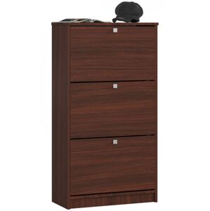 Skriňa na topánky Marienne 60 cm - 3 dvierka wenge