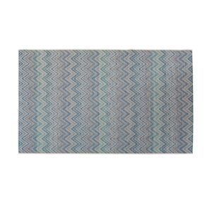 Cik-cak exteriérový koberec modrý 160x230 cm