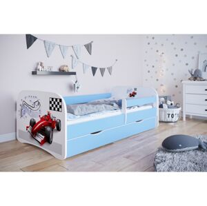 Dětská postel Babydreams formule jedna modrá