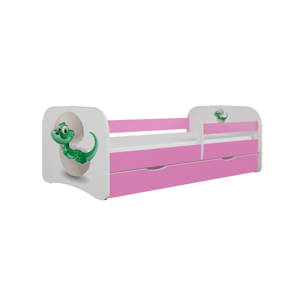 Postel Babydreams dinosaurus růžová