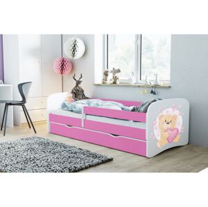 Postel Babydreams medvídek s motýlky růžová