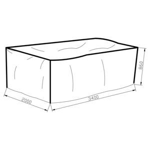 Ochranná plachta na stolovú súpravu (200x340x86 cm)