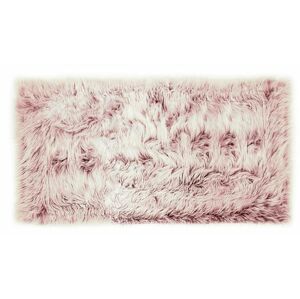Kusový koberec s vysokým vlasem OMBRE 80x140cm - magnoliový