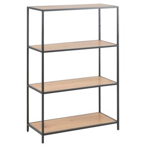 Regál Seaford II 77x114 cm divoký dub