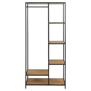 Regál Seaford 77x165 cm divoký dub