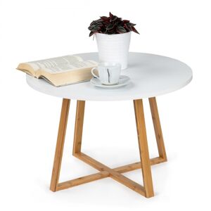Odkladací stolík Alva 60 cm biely
