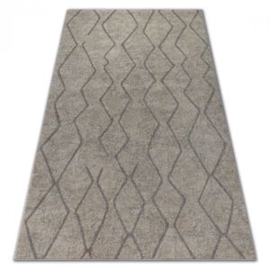 Kusový koberec SOFT CIKCAK krémovo-béžový