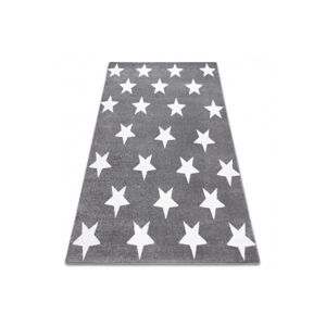 Kusový koberec SKETCH MIKE sivý/biely - hviezda