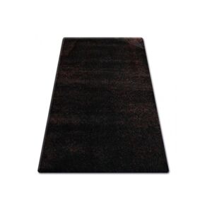 Kusový koberec SHAGGY NARIN čierno-červený