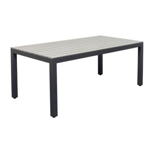 Sorrento záhradný jedálenský stôl sivý 180x90 cm