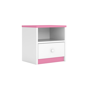 Dětský noční stolek Babydreams 40 cm růžový