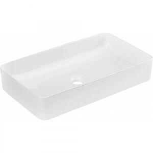 Keramické umývadlo na dosku Slim 61 cm biele