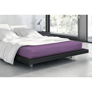 Froté prestieradlo s gumou Vanille 90x200 cm fialové