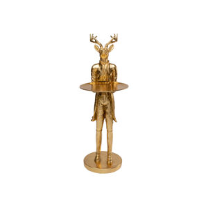 Waiter Deer dekorácia zlatá 63 cm