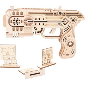 Dřevěné 3D puzzle Zbraň na gumičky Dragon Chaser